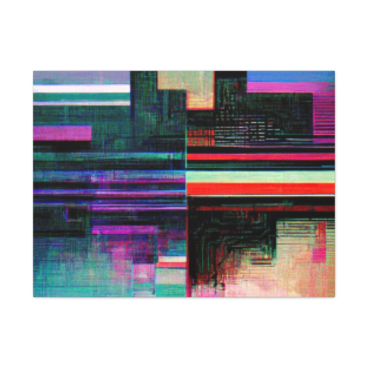 Cybernetic Glitch 2 - Canvas Gallery Wraps