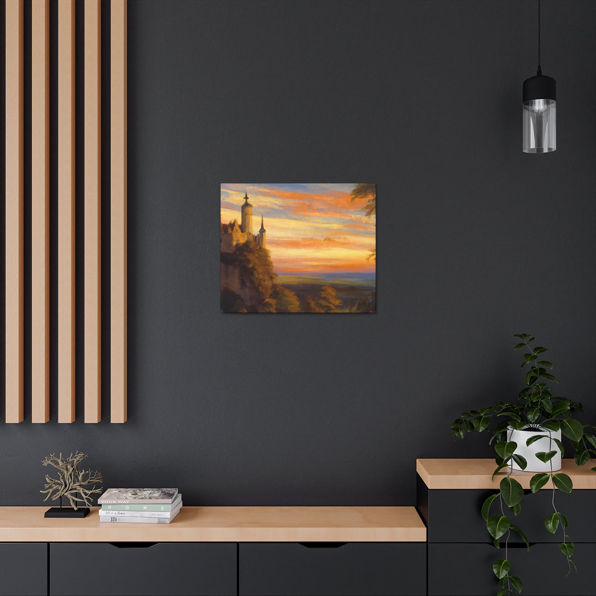 Sunset Abbey - Canvas Gallery Wraps