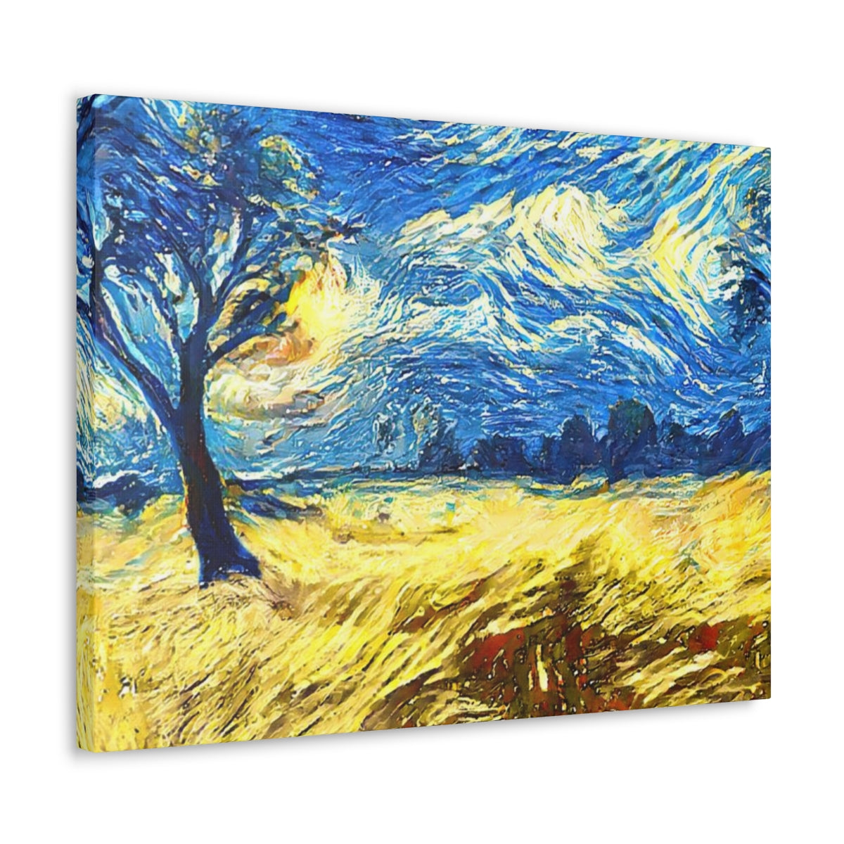 Yellow Fields - Canvas Gallery Wraps