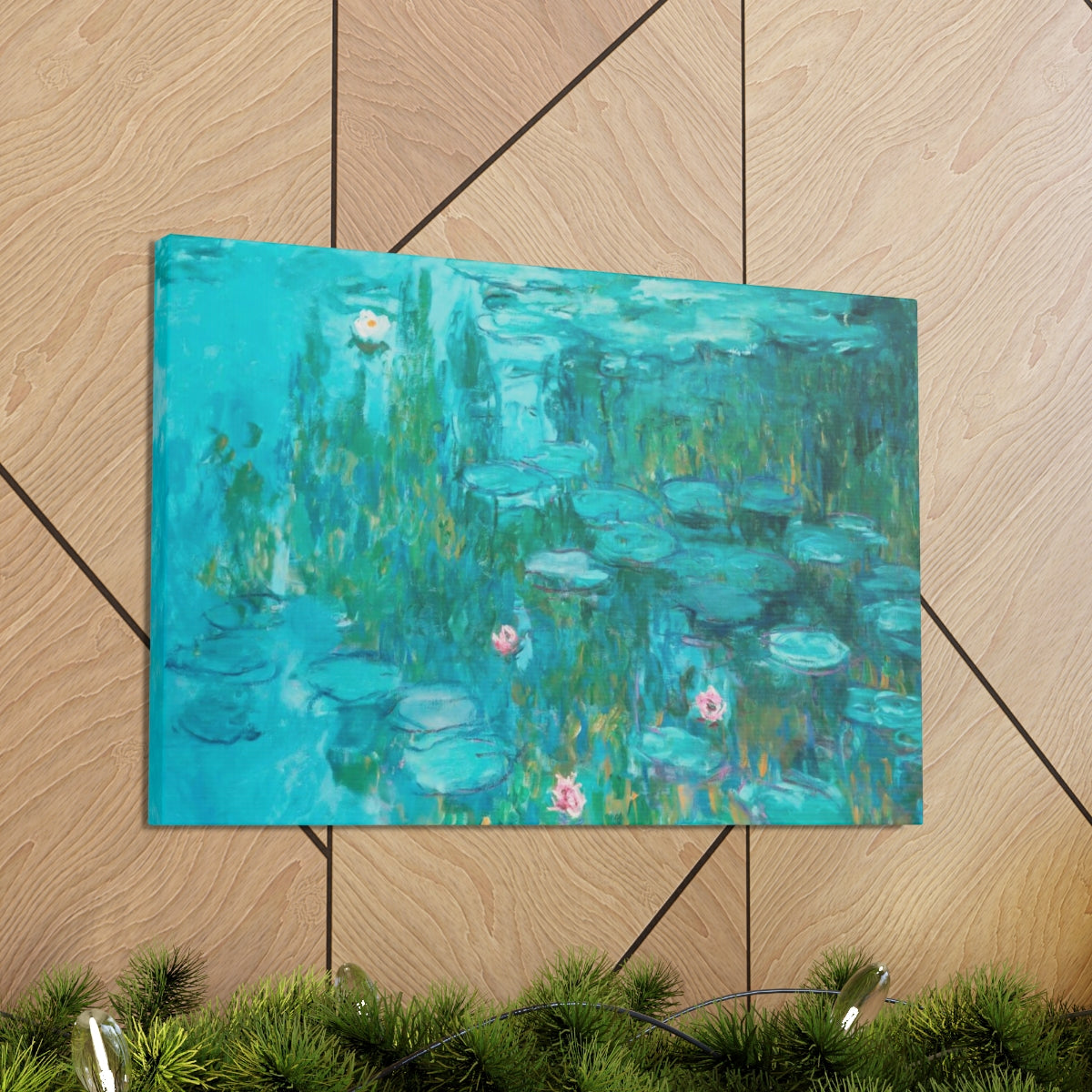 Claude Monet - Nymphéas (Water Lilies) - Canvas Gallery Wraps