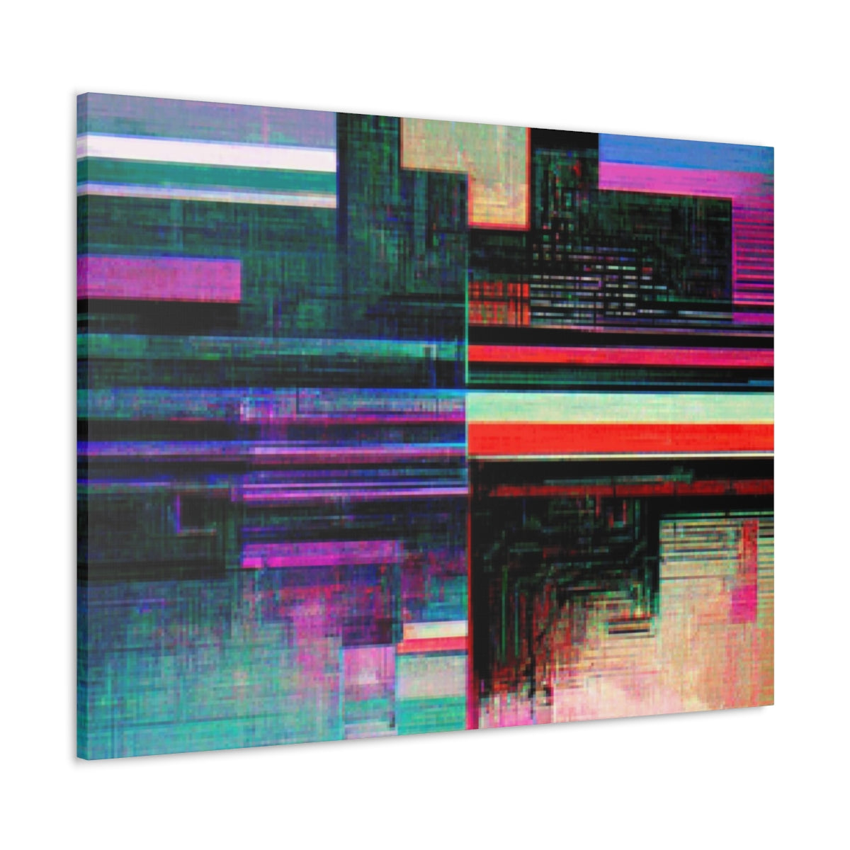 Cybernetic Glitch 2 - Canvas Gallery Wraps