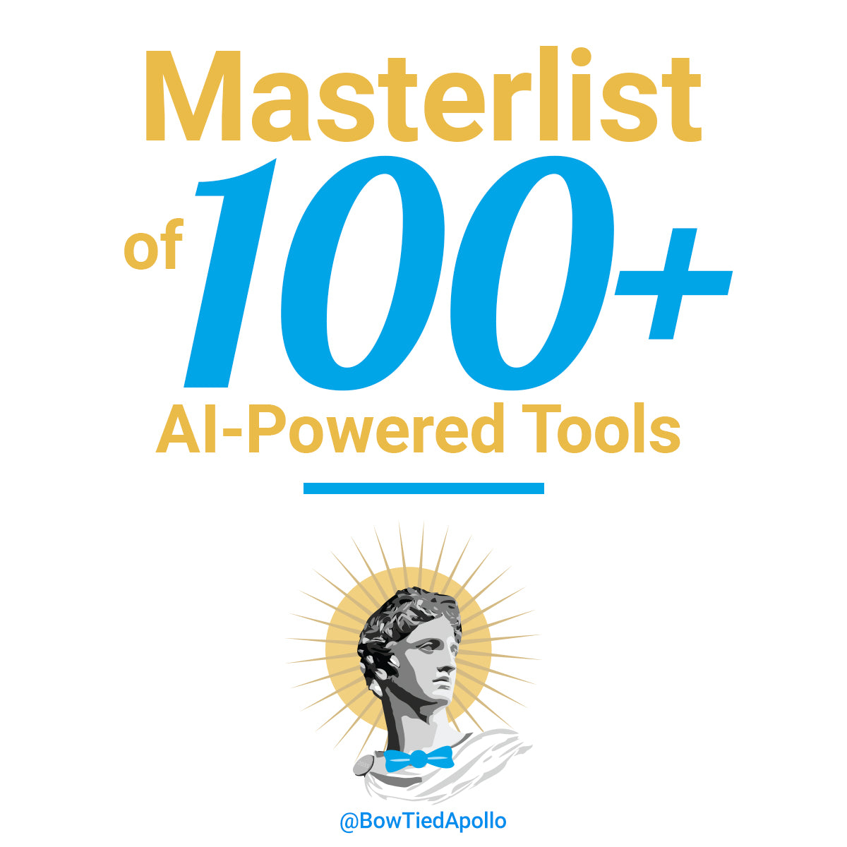 Masterlist of 100+ AI-Powered Tools (Ebook)