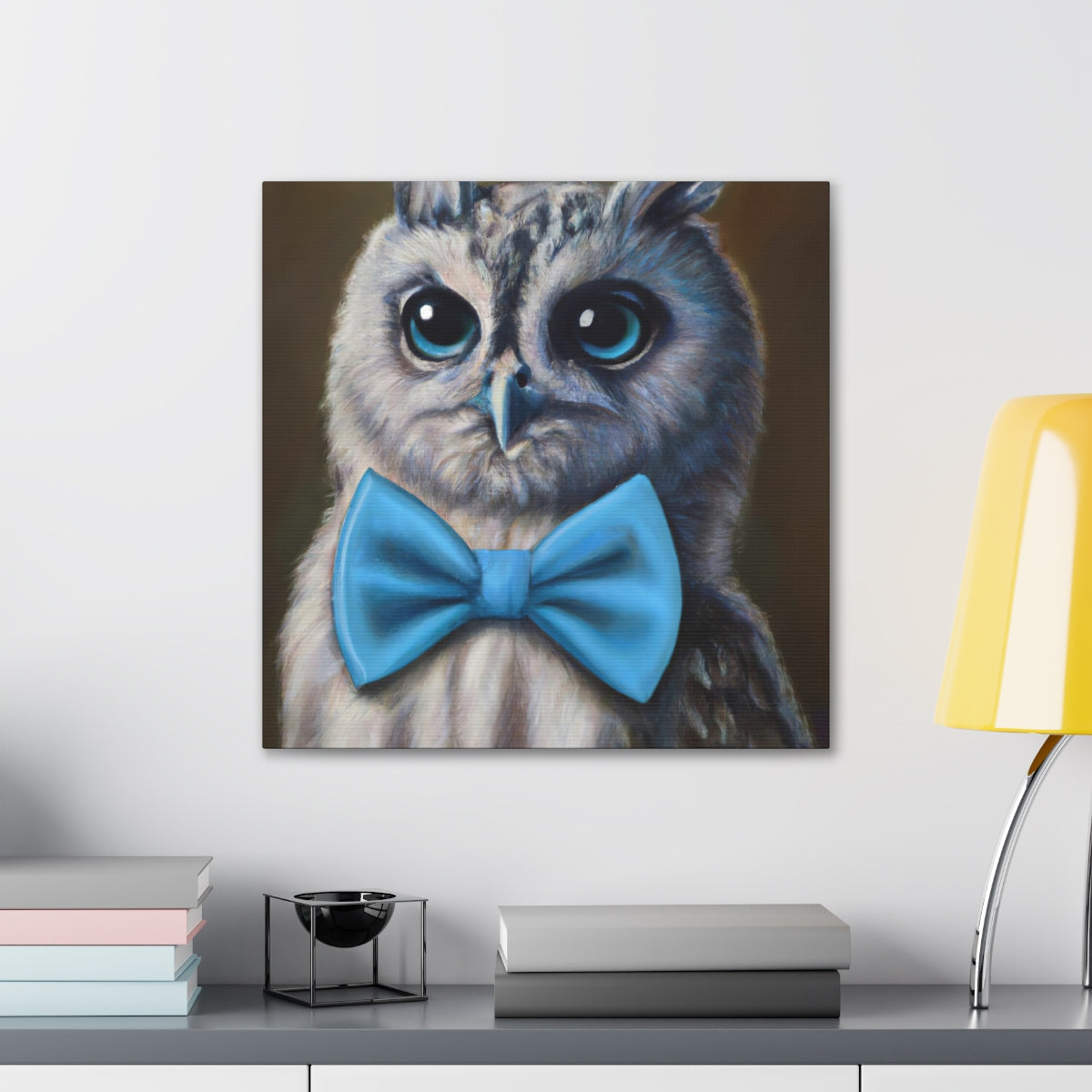 BowTiedOwl - Canvas Gallery Wraps