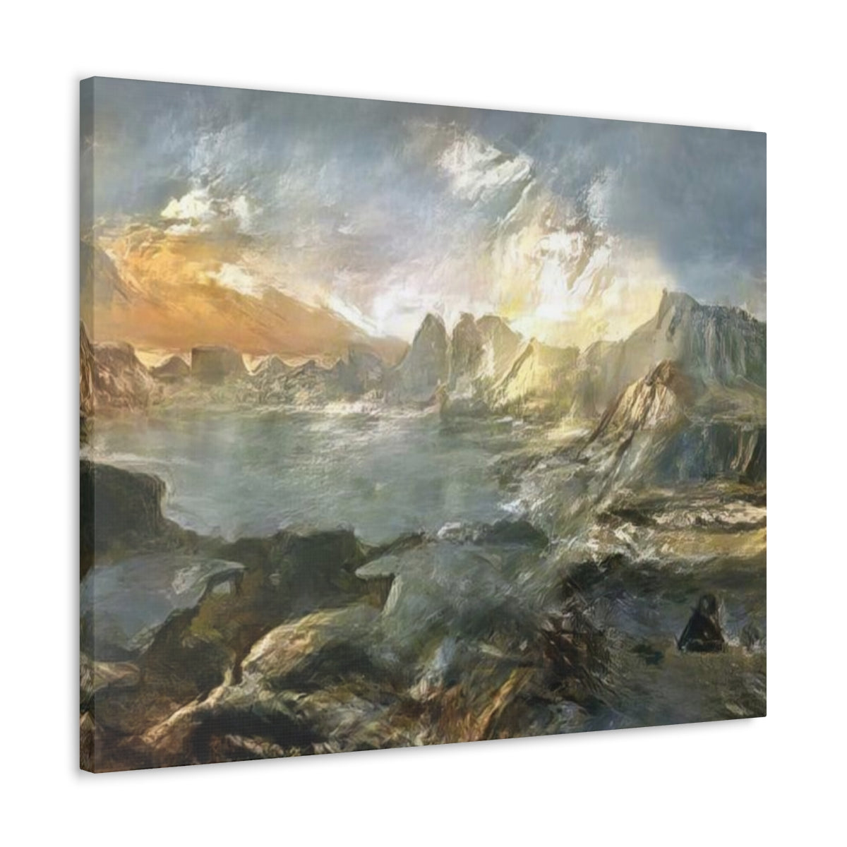 Landscape Outside Pompeii - Canvas Gallery Wraps