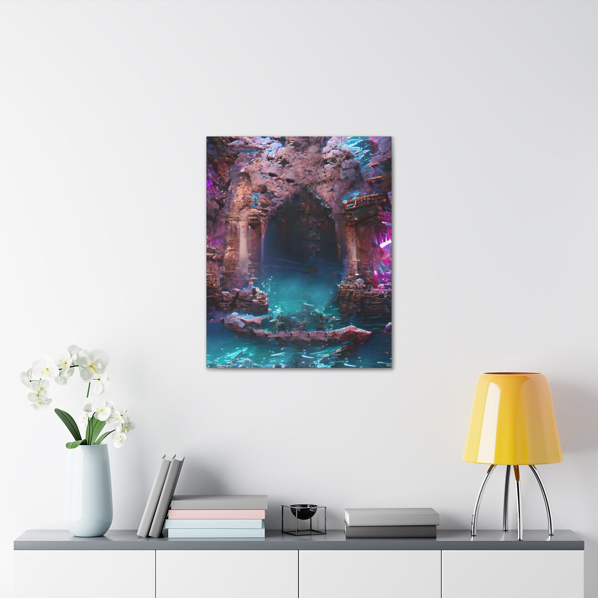 Atlantean Dungeon Entrance - Canvas Gallery Wraps