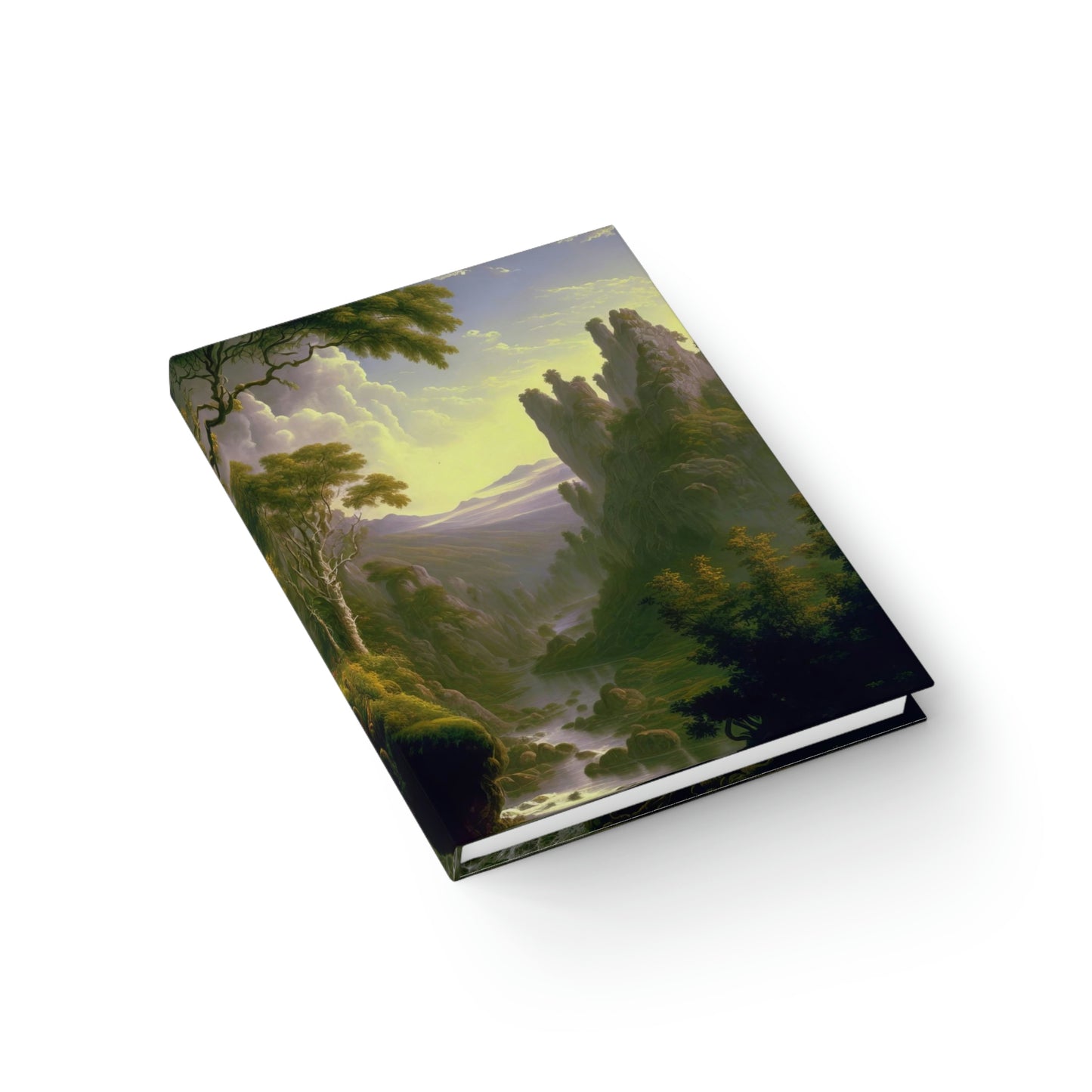 Forest Scene #1 - Blank Hardcover Journal