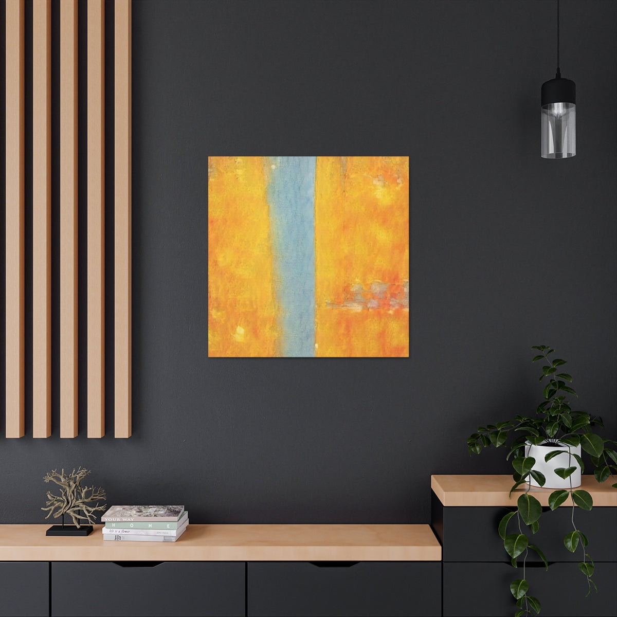 Blue and Gold - Canvas Gallery Wraps