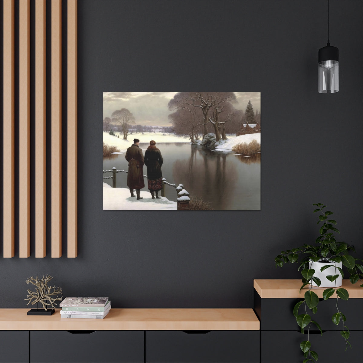 Winter Walk - Canvas Gallery Wraps