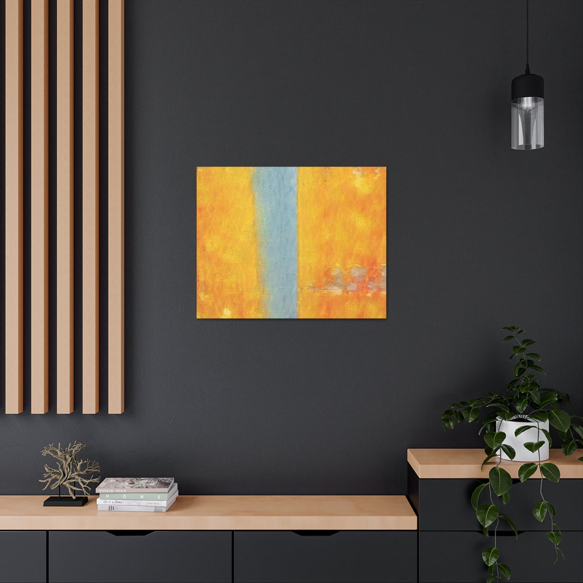 Blue and Gold - Canvas Gallery Wraps