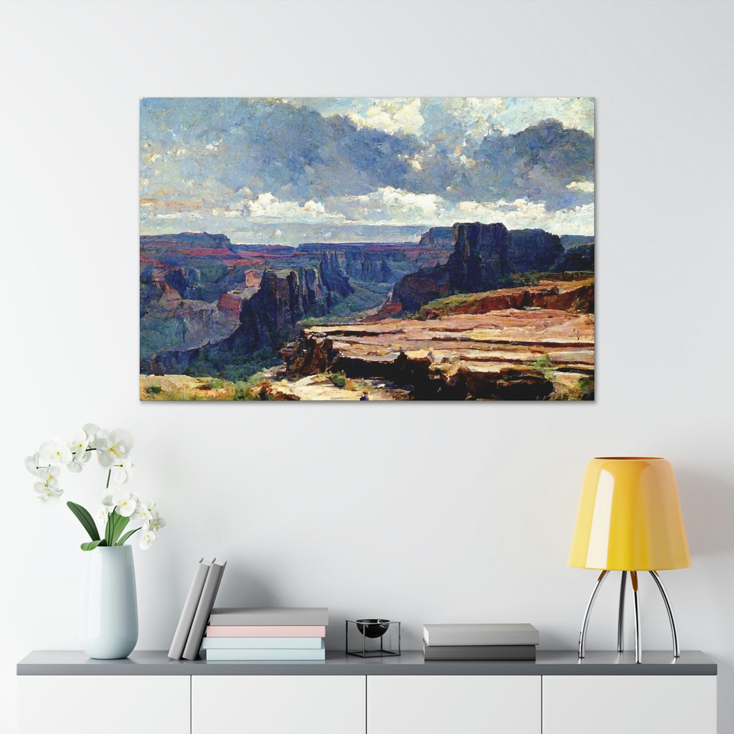 Impressionist Grand Canyon View - Canvas Gallery Wraps