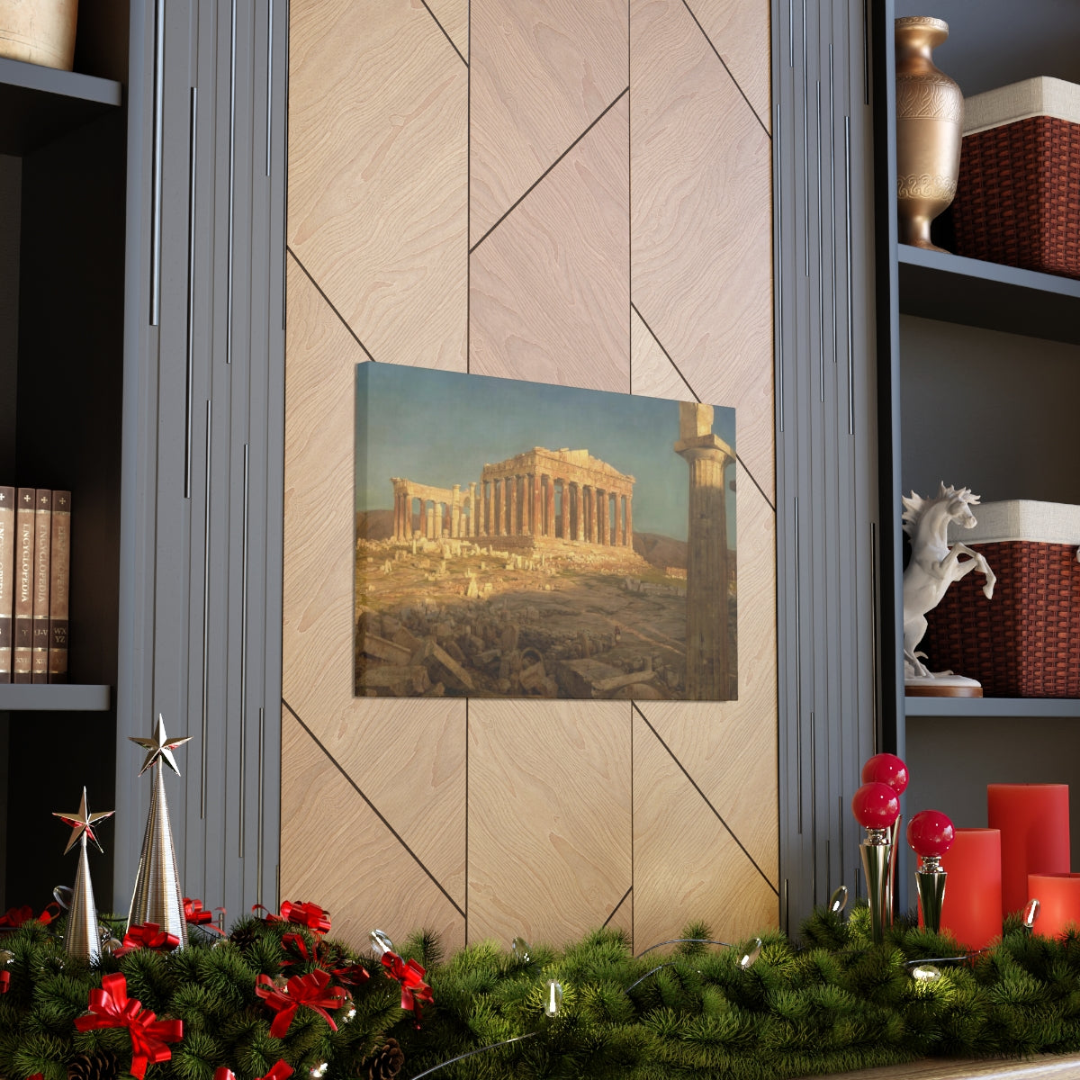 Frederic Edwin Church - The Parthenon - Canvas Gallery Wraps