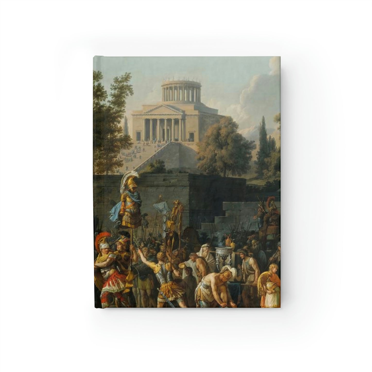 Carle Vernet - The Triumph of Aemilius Paulus (LEFT) - Blank Hardcover Journal