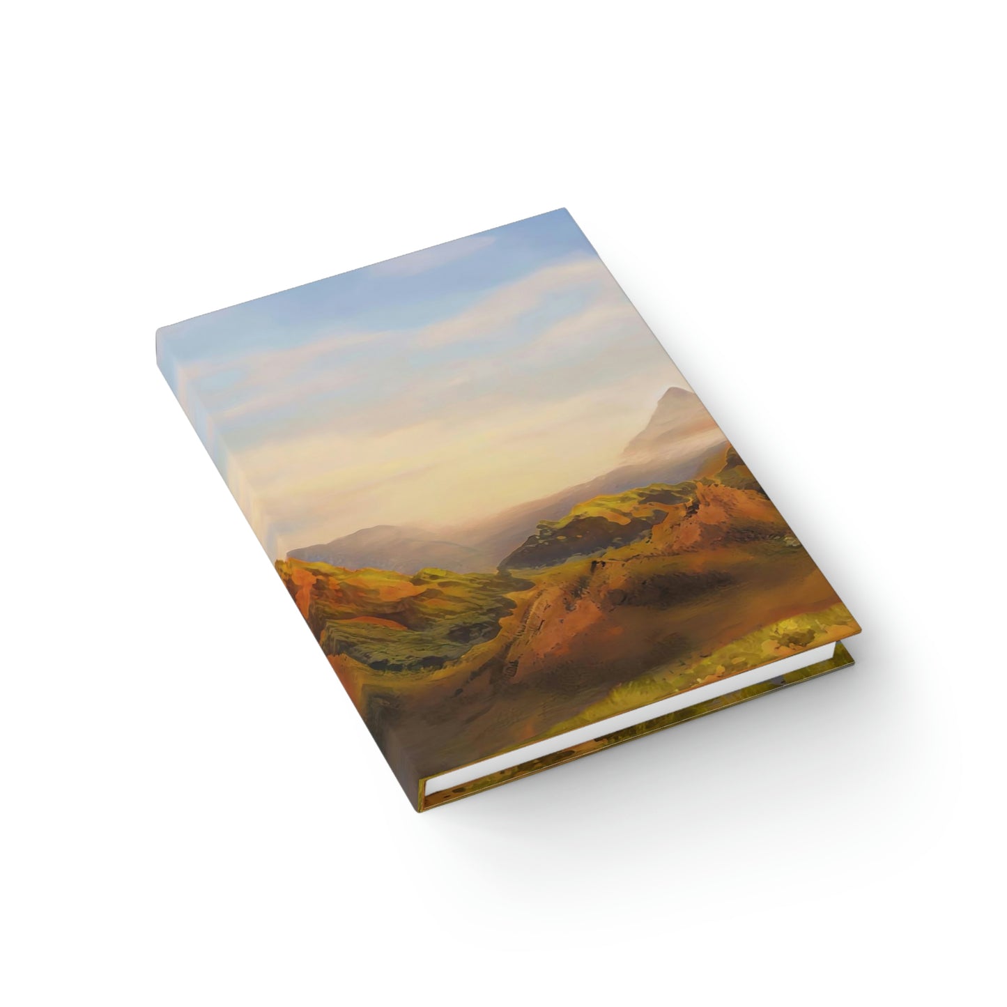 Golden Valley - Blank Hardcover Journal