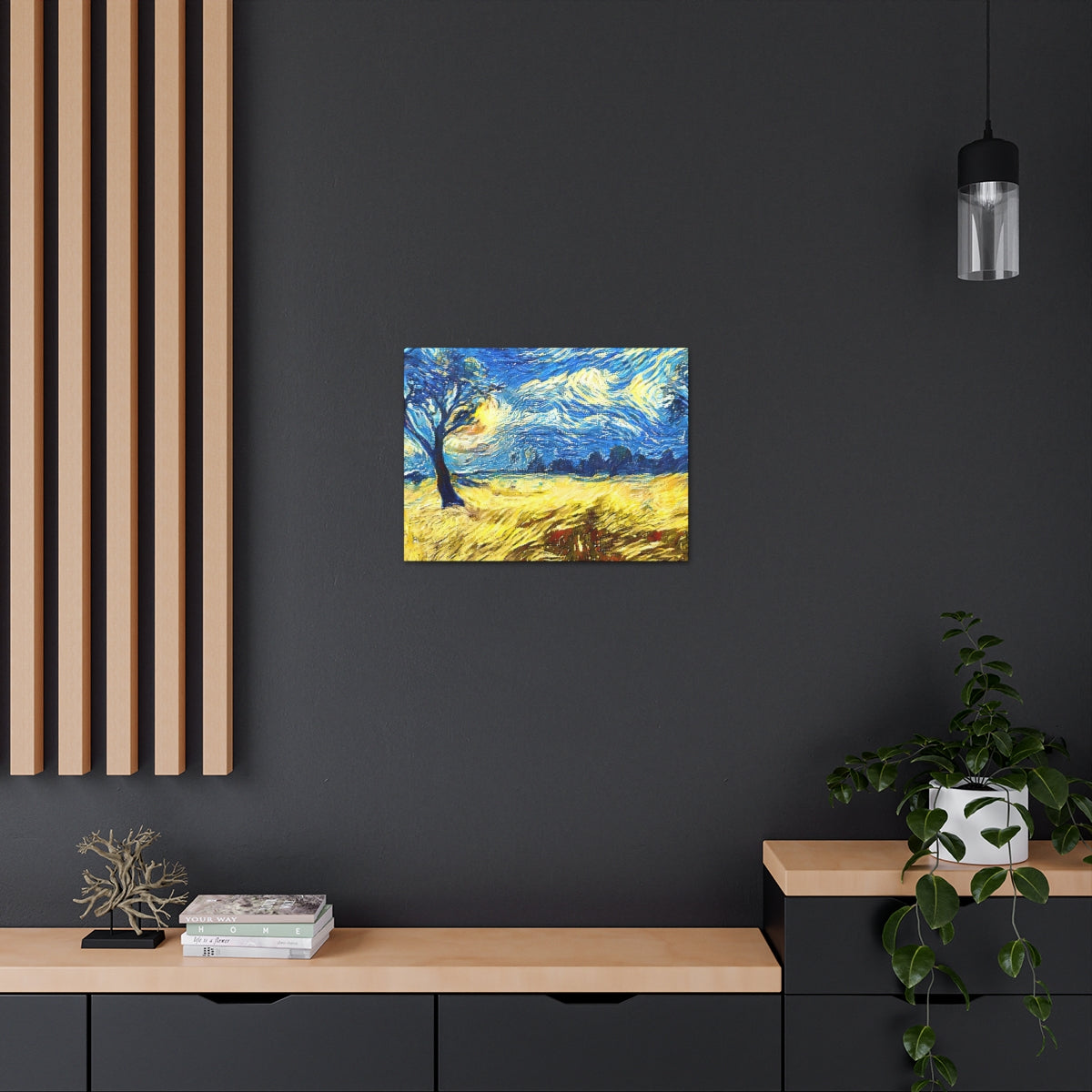 Yellow Fields - Canvas Gallery Wraps