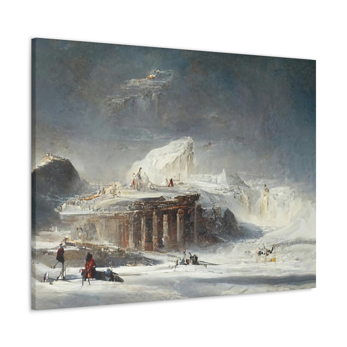 Antarctic Ruins - Canvas Gallery Wraps