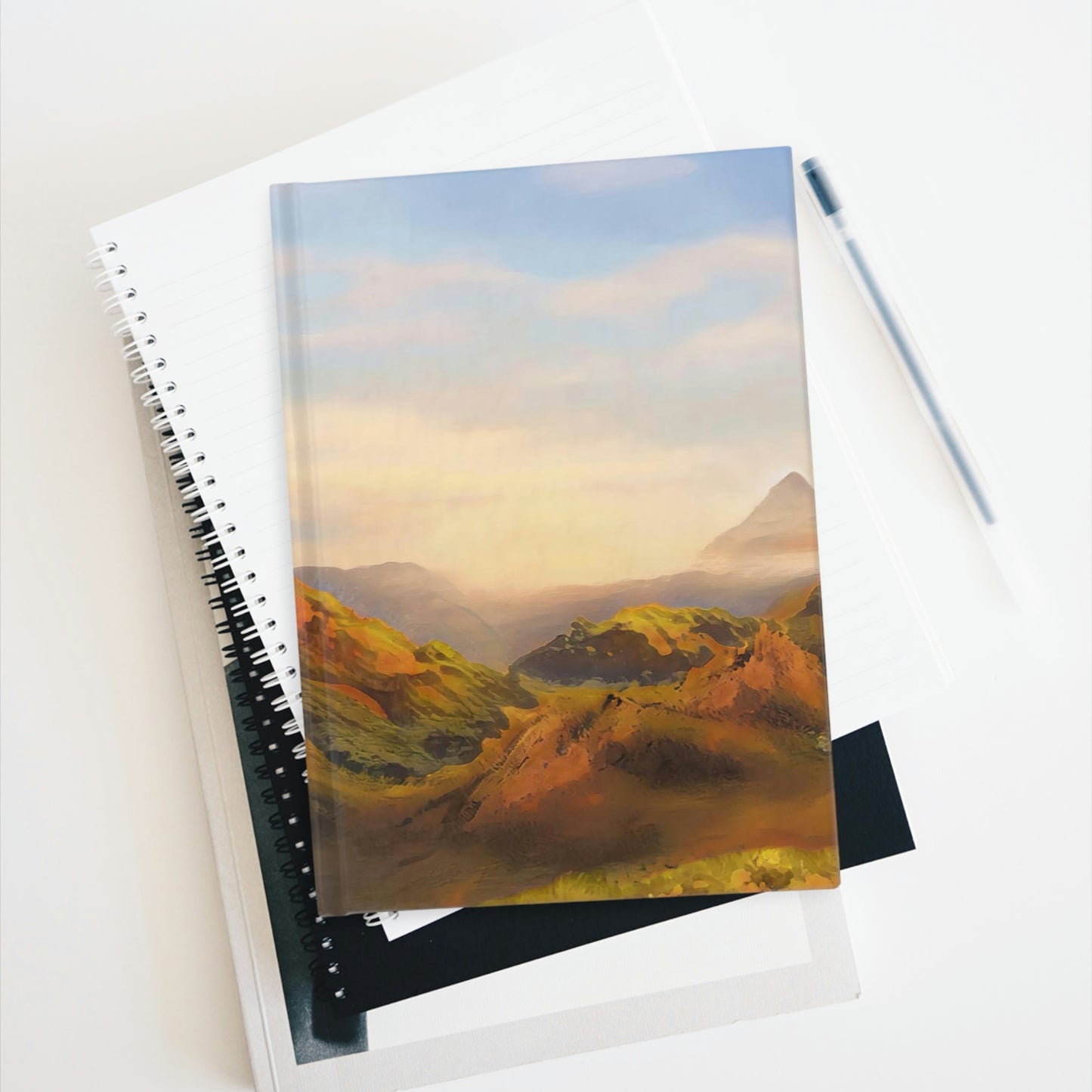 Golden Valley - Blank Hardcover Journal