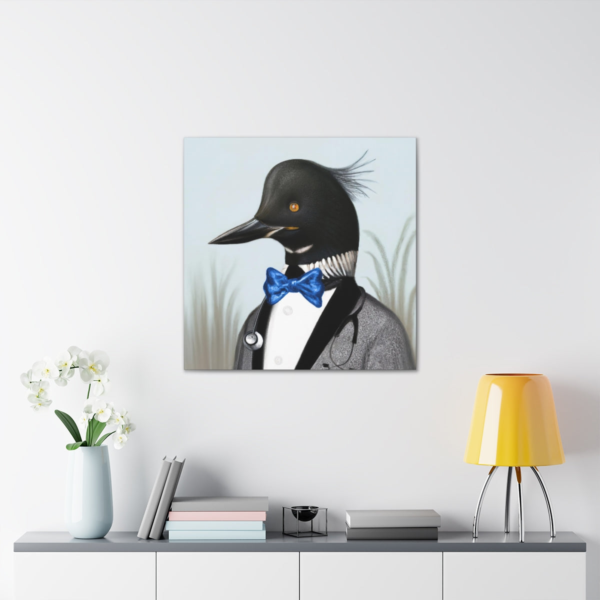 BowTiedLoon - Canvas Gallery Wraps