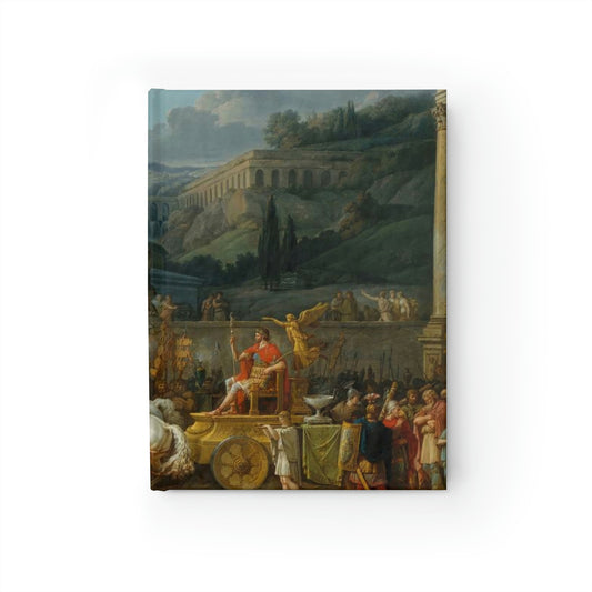 Carle Vernet - The Triumph of Aemilius Paulus (RIGHT) - Blank Hardcover Journal