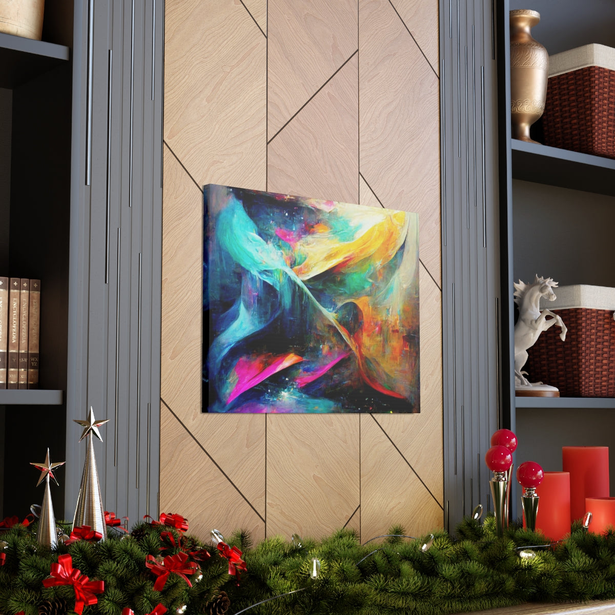 Magical Abstract Swirling - Canvas Gallery Wraps