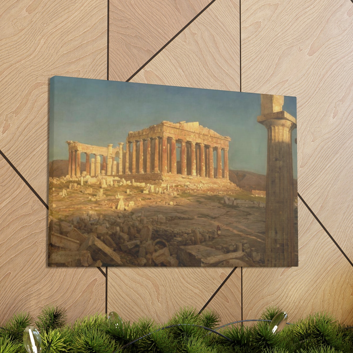 Frederic Edwin Church - The Parthenon - Canvas Gallery Wraps