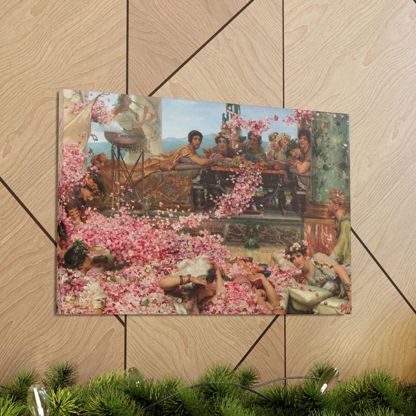 Sir Lawrence Alma-Tadema - The Roses of Heliogabalus - Canvas Gallery Wraps