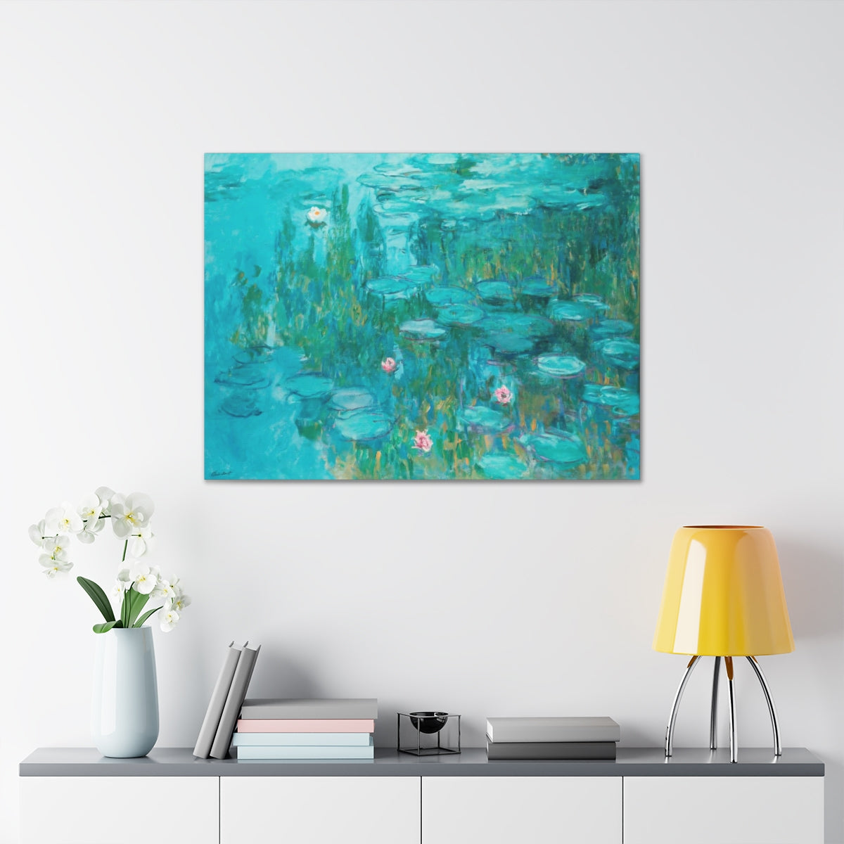 Claude Monet - Nymphéas (Water Lilies) - Canvas Gallery Wraps