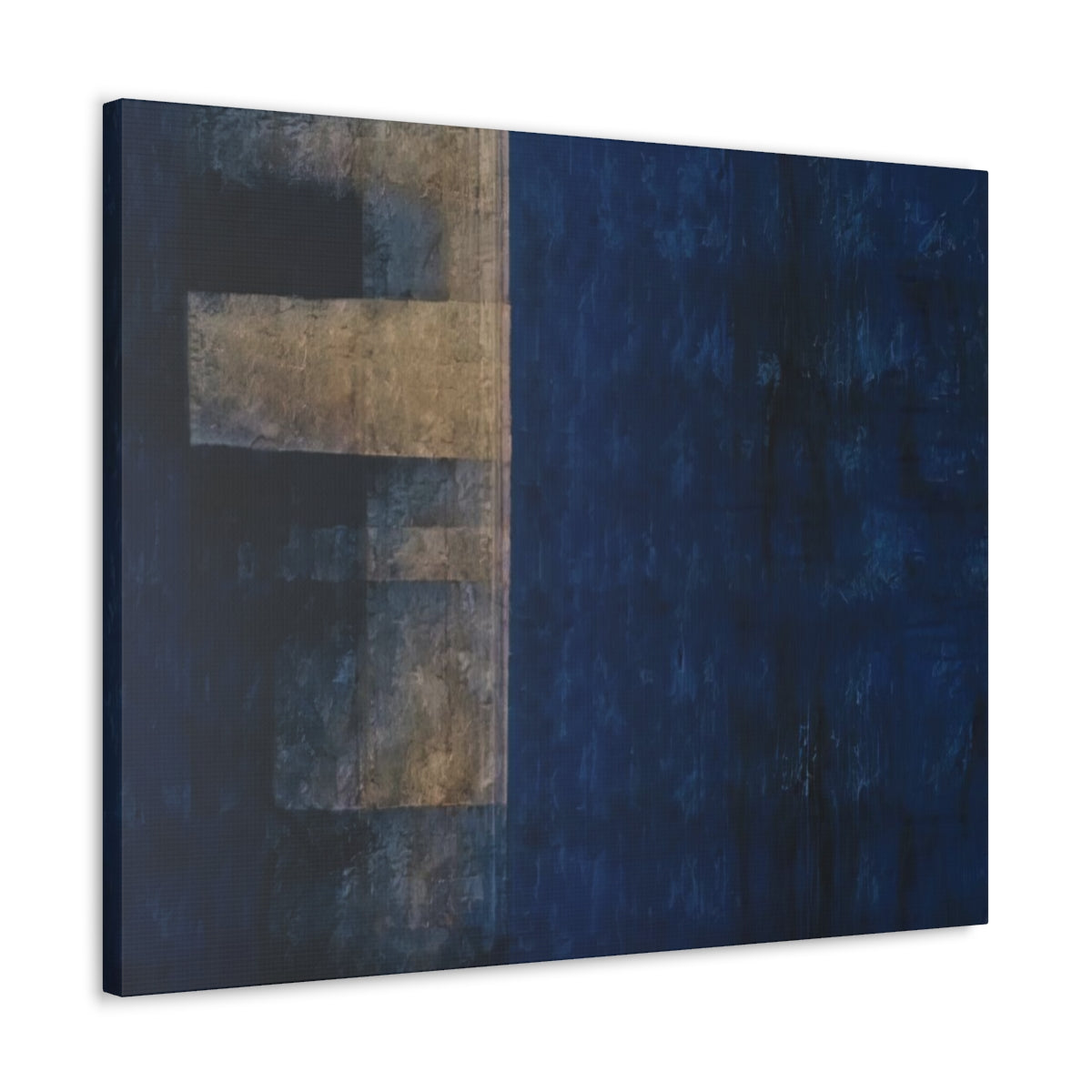 Study in Blue with Skyscraper - Canvas Gallery Wraps