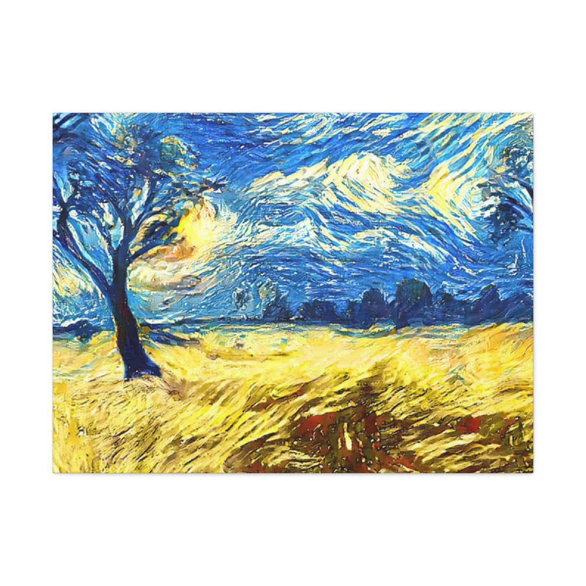 Yellow Fields - Canvas Gallery Wraps