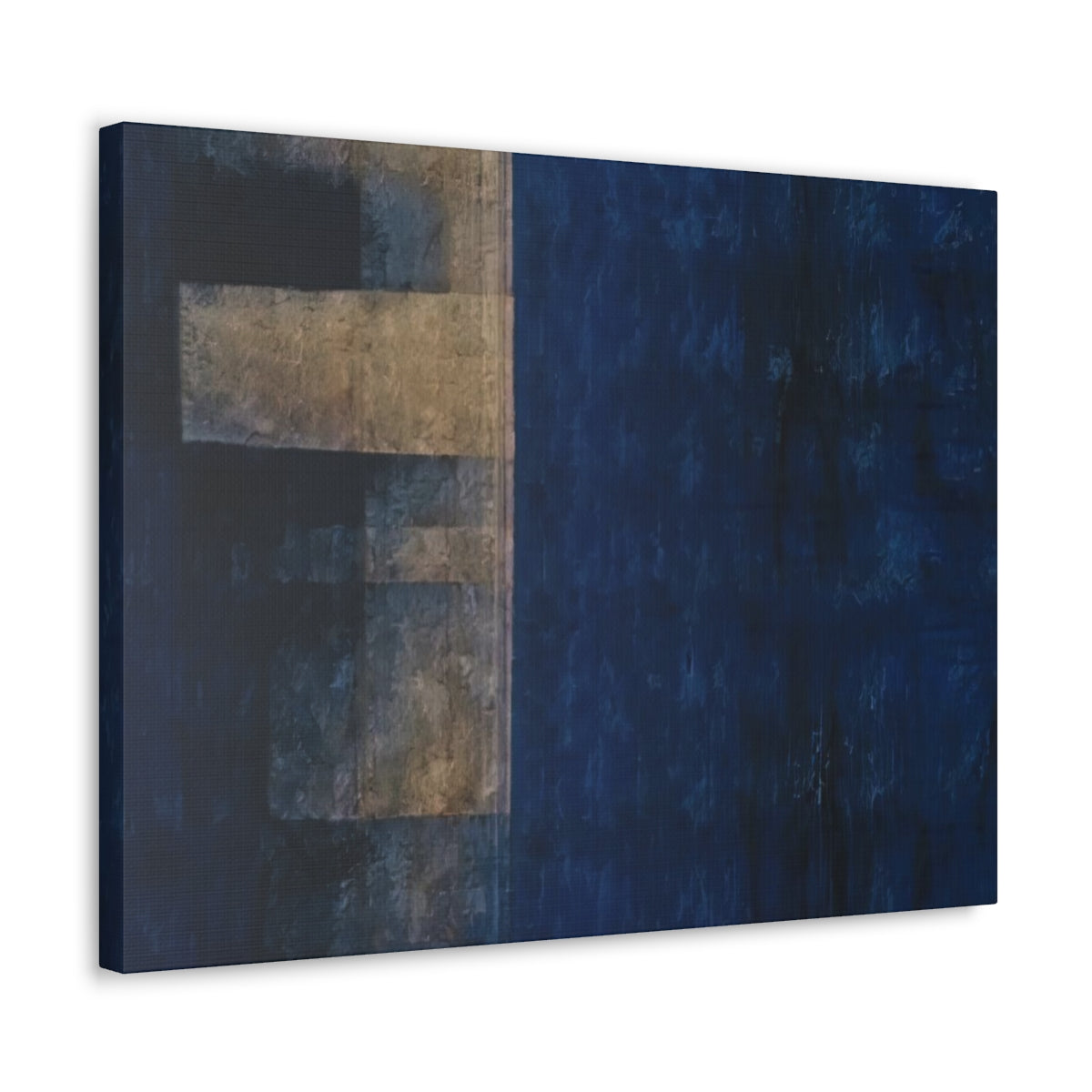 Study in Blue with Skyscraper - Canvas Gallery Wraps