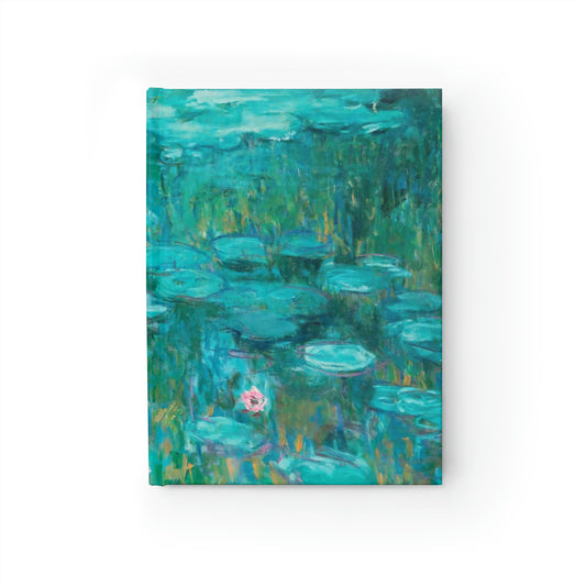 Claude Monet - Nymphéas (Water Lilies) - Blank Hardcover Journal