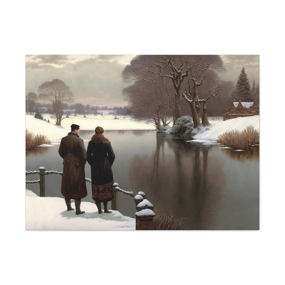 Winter Walk - Canvas Gallery Wraps