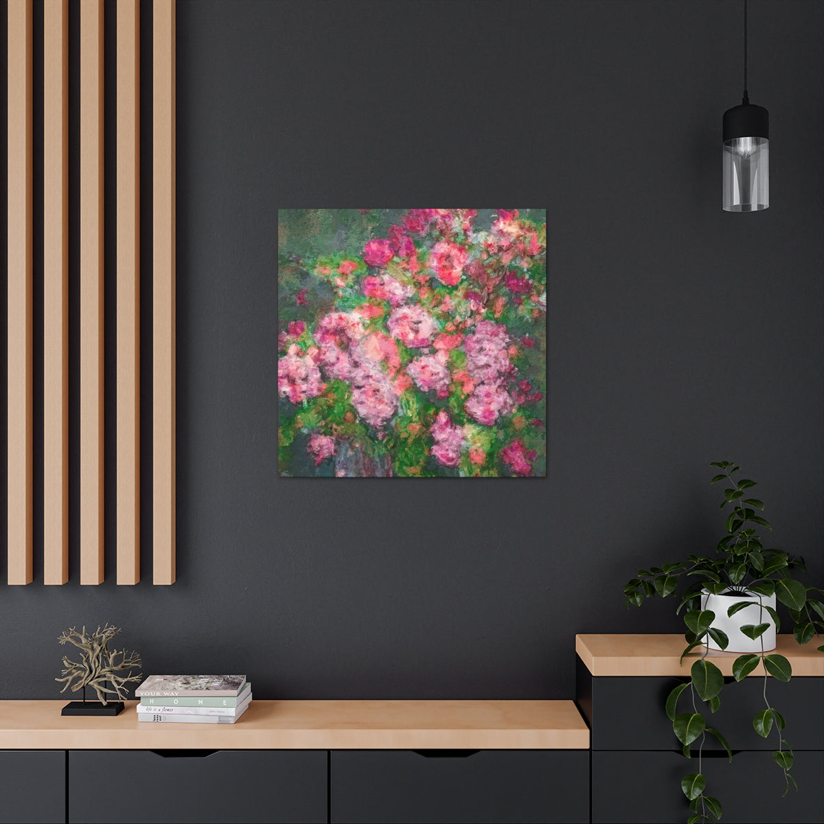 Bouquet of Flowers - Pink - Canvas Gallery Wraps