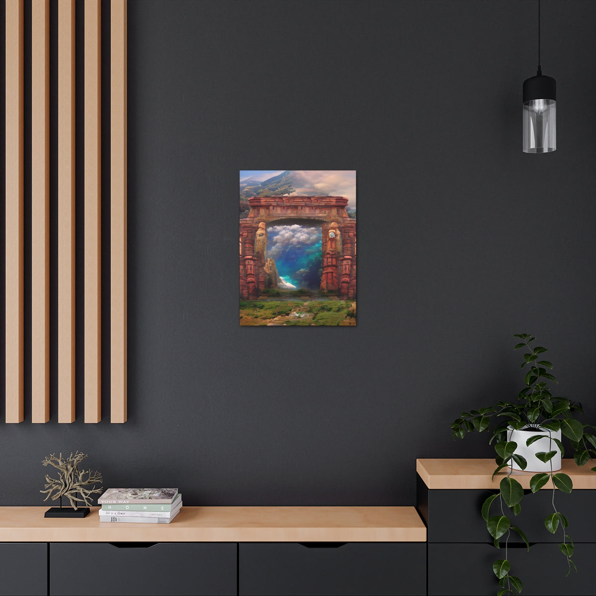 Ancient Portal To Atlantis - Canvas Gallery Wraps