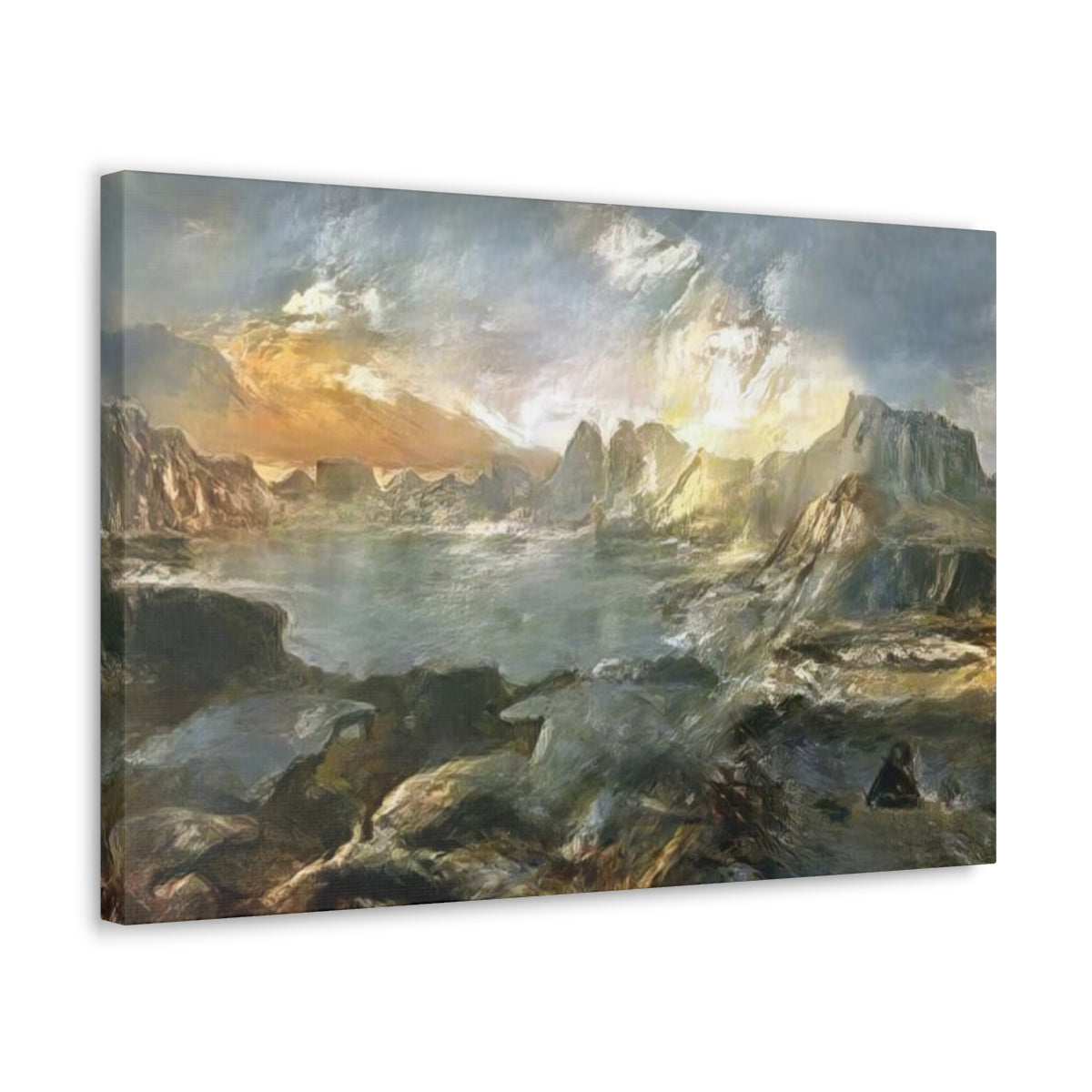 Landscape Outside Pompeii - Canvas Gallery Wraps