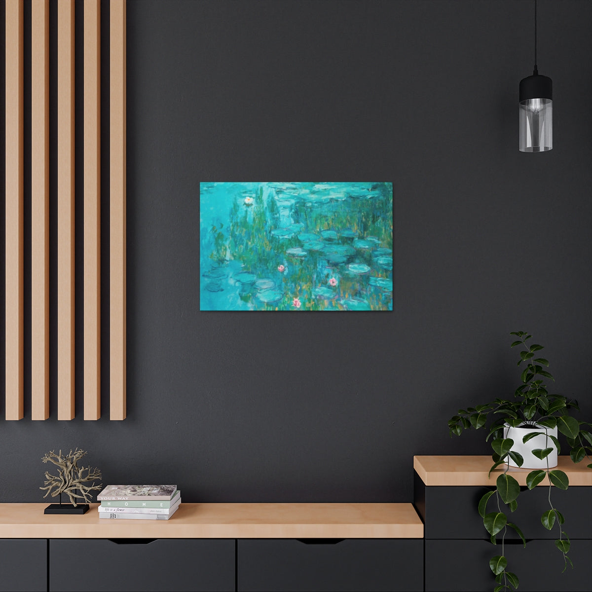 Claude Monet - Nymphéas (Water Lilies) - Canvas Gallery Wraps