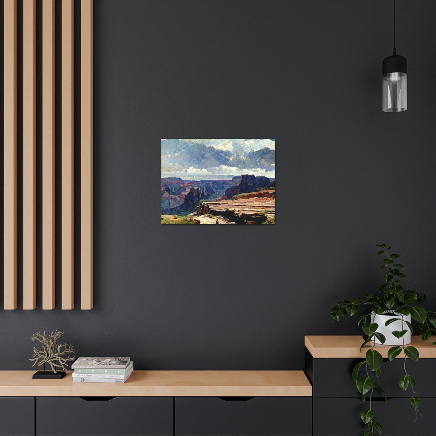 Impressionist Grand Canyon View - Canvas Gallery Wraps