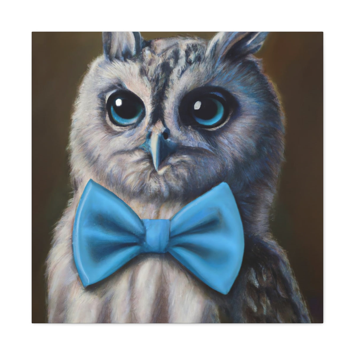 BowTiedOwl - Canvas Gallery Wraps