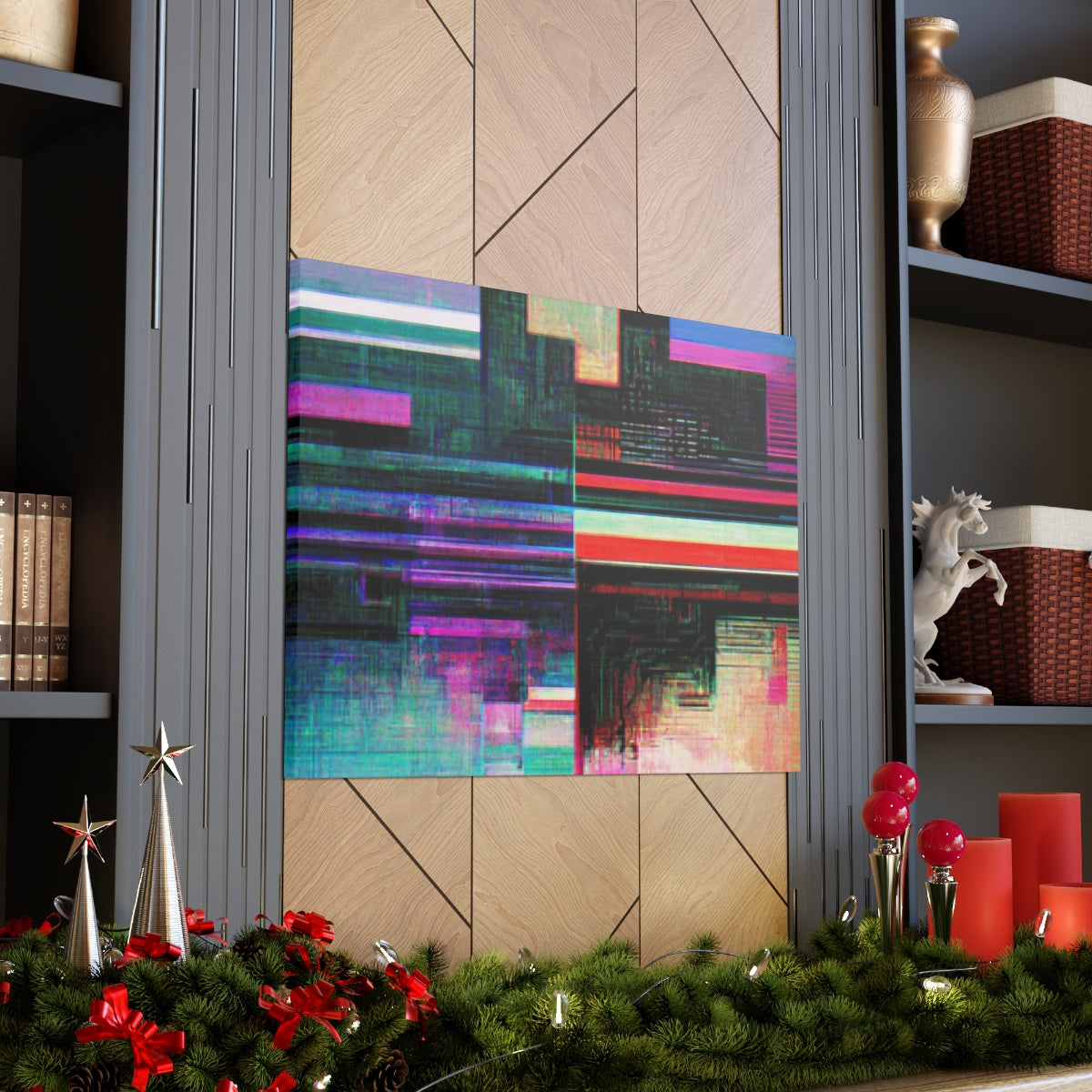 Cybernetic Glitch 2 - Canvas Gallery Wraps