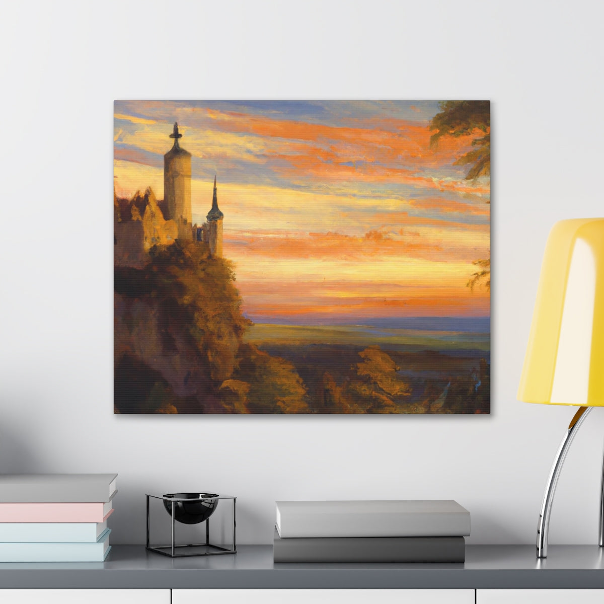 Sunset Abbey - Canvas Gallery Wraps