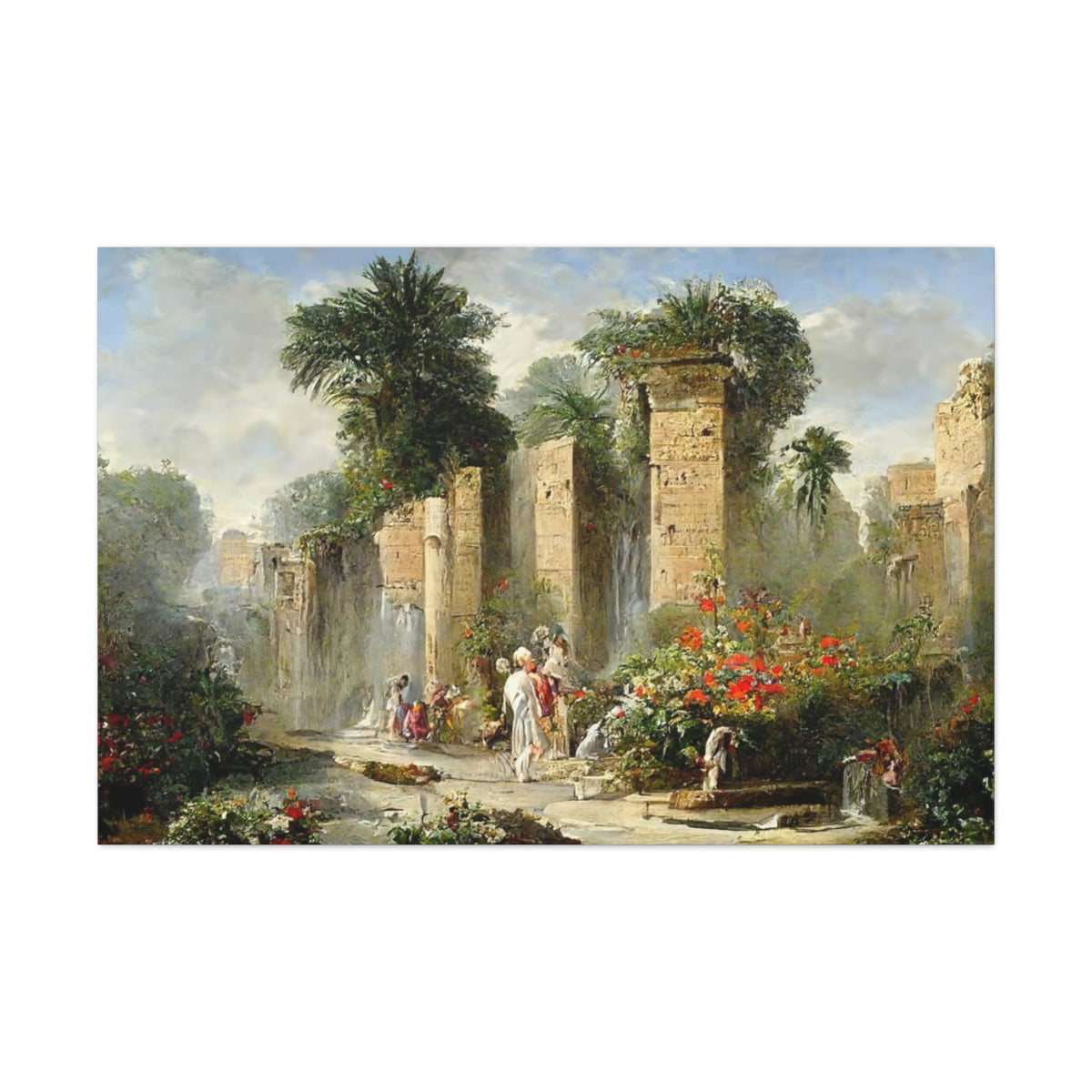 Hanging Gardens of Babylon - Canvas Gallery Wraps