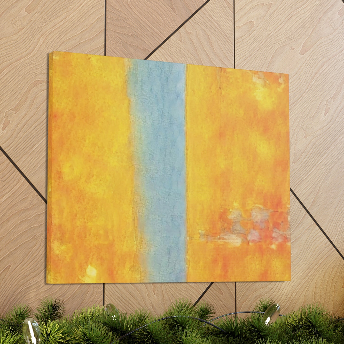 Blue and Gold - Canvas Gallery Wraps