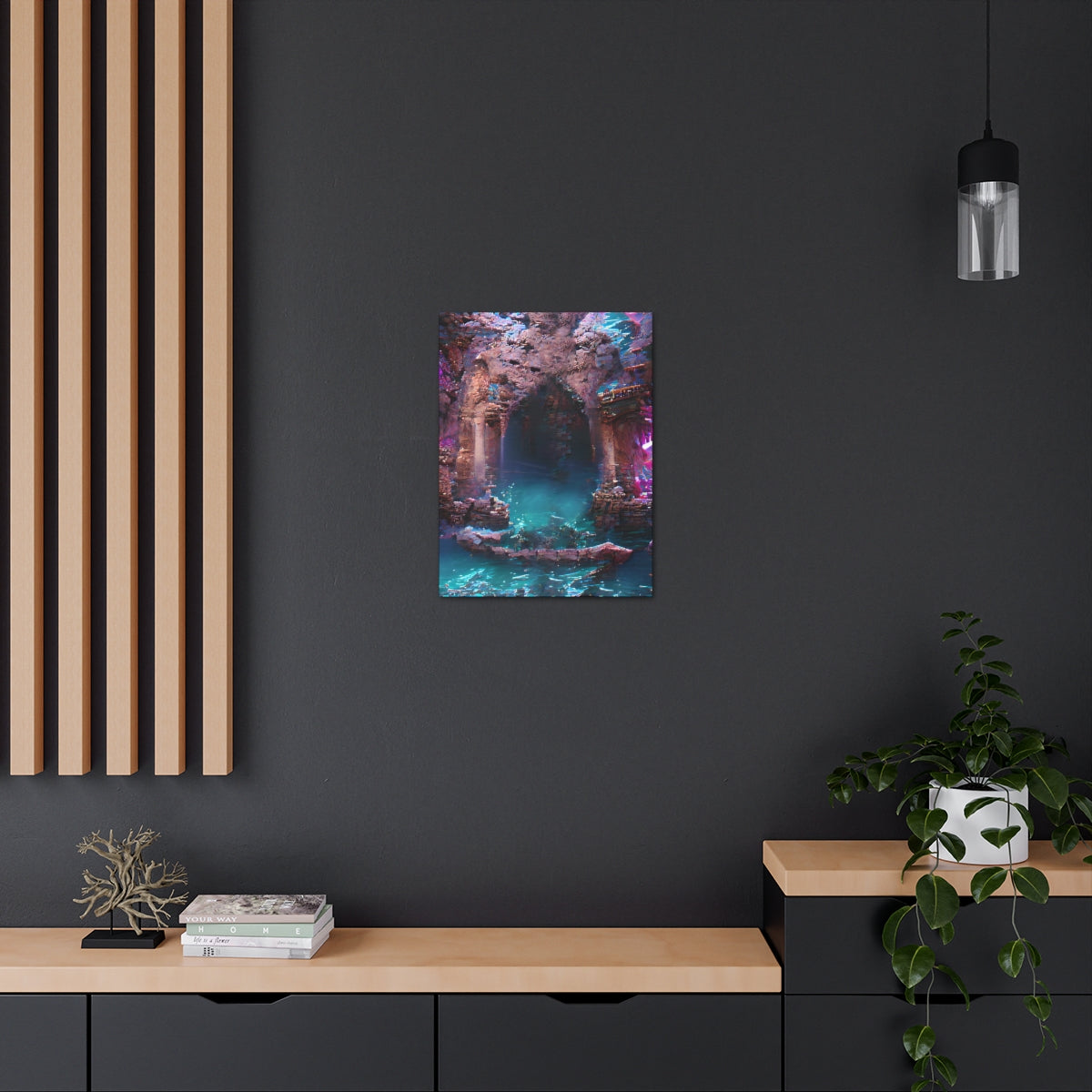 Atlantean Dungeon Entrance - Canvas Gallery Wraps