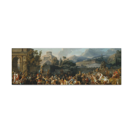 Carle Vernet - The Triumph of Aemilius Paulus - Canvas Gallery Wraps