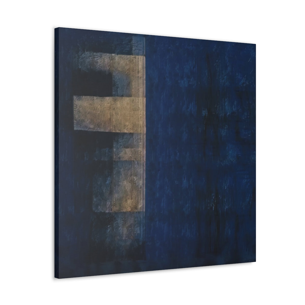 Study in Blue with Skyscraper - Canvas Gallery Wraps