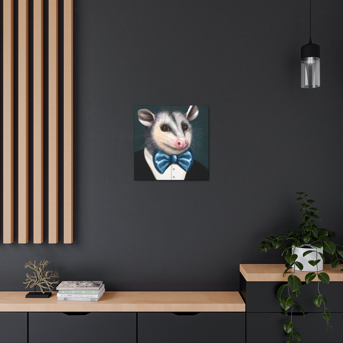 BowTiedOpossum - Canvas Gallery Wraps