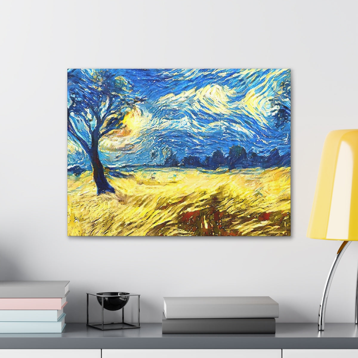 Yellow Fields - Canvas Gallery Wraps