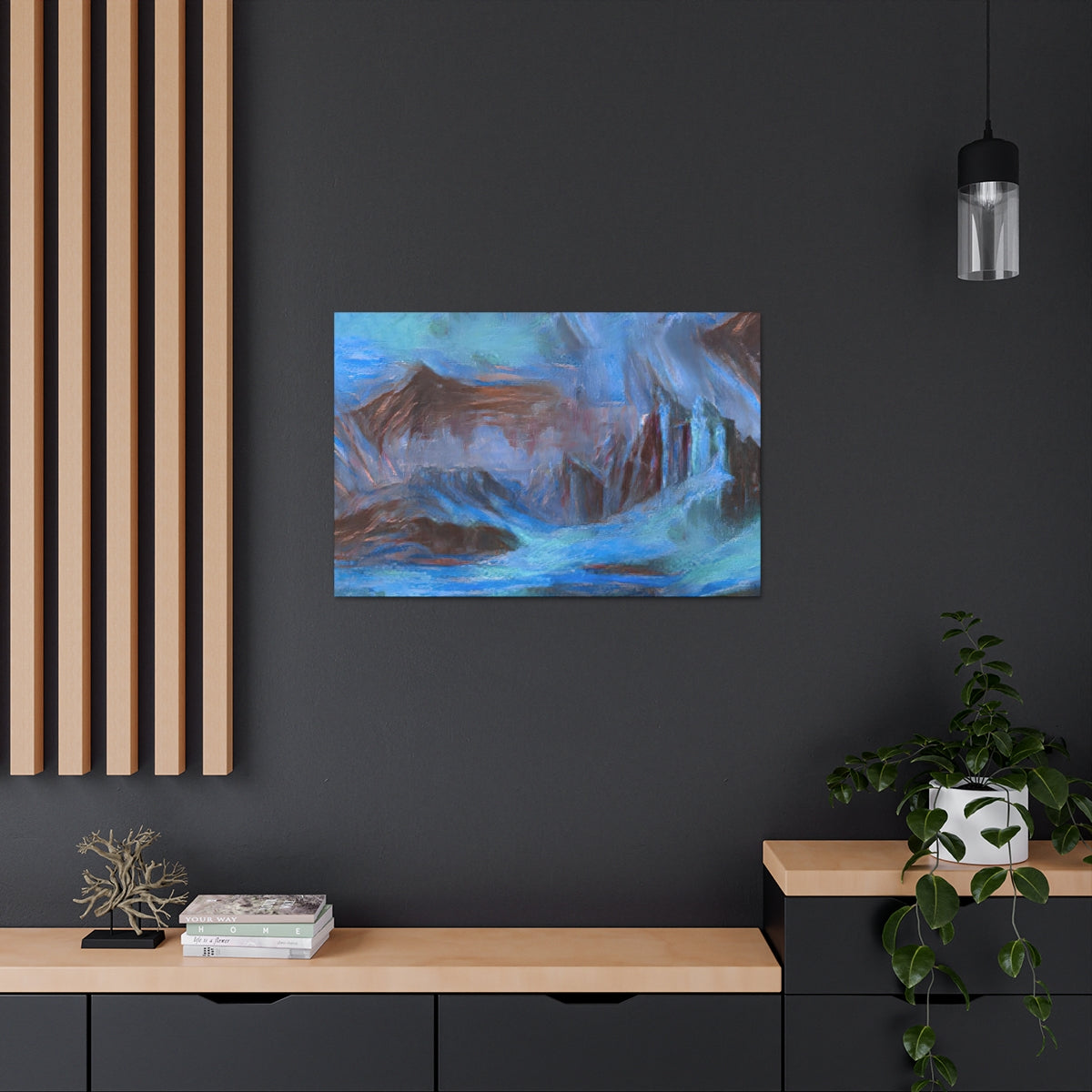 A Flood To Wash The World Away - Canvas Gallery Wraps