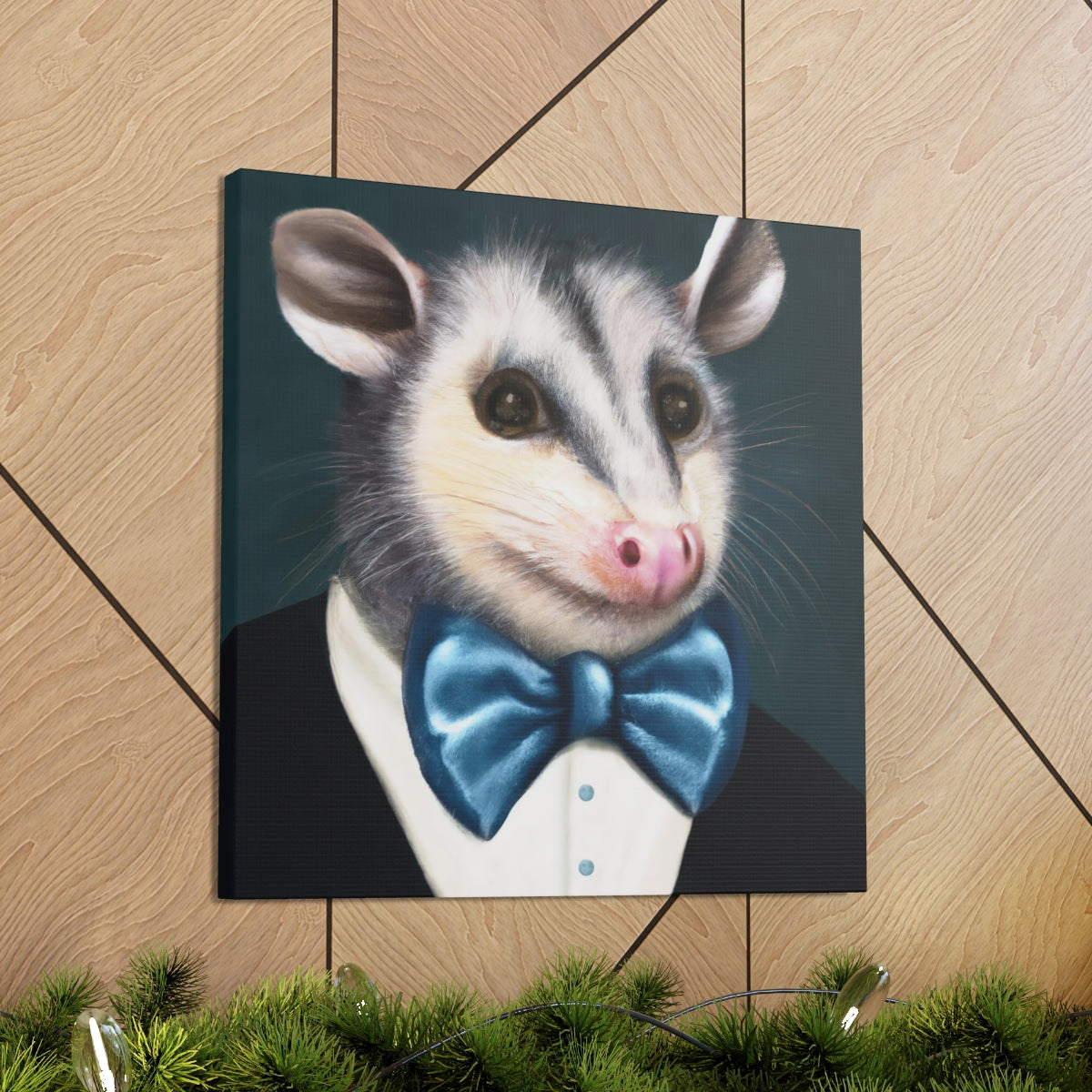 BowTiedOpossum - Canvas Gallery Wraps