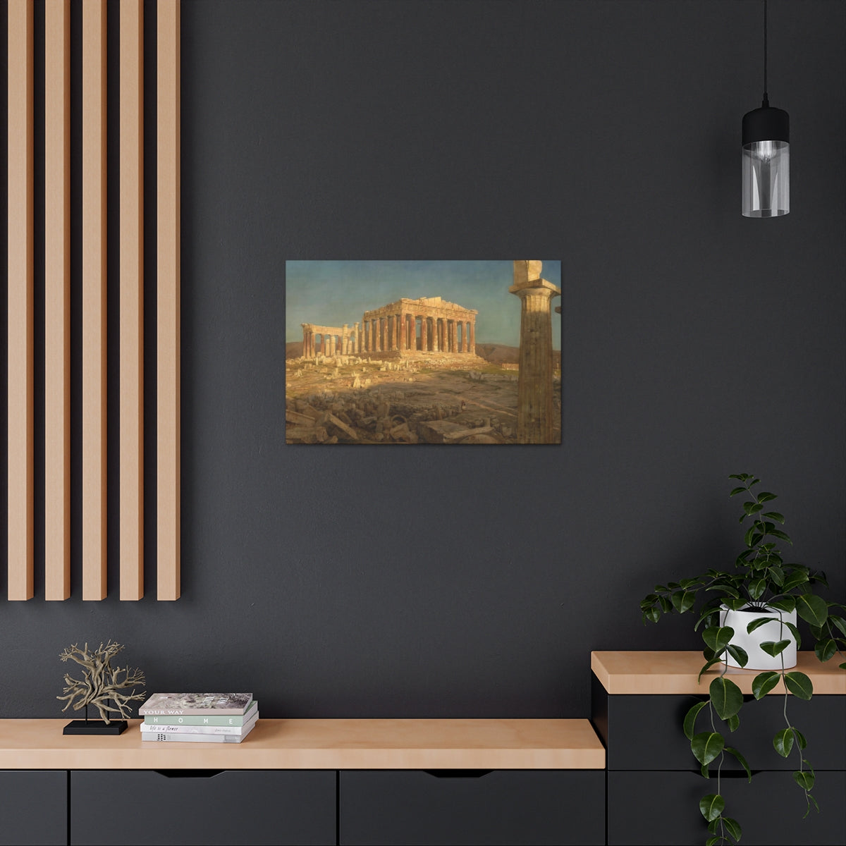 Frederic Edwin Church - The Parthenon - Canvas Gallery Wraps