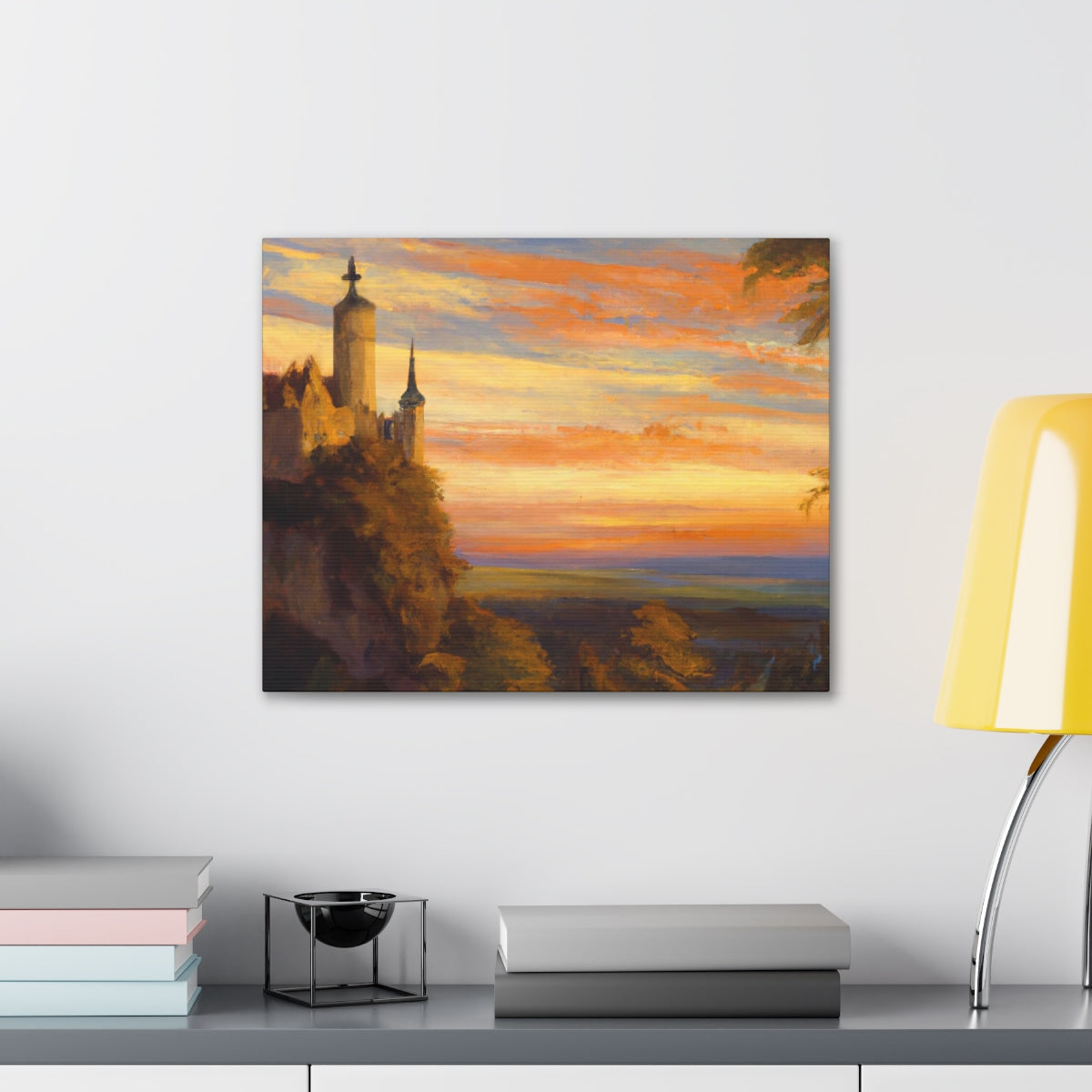 Sunset Abbey - Canvas Gallery Wraps